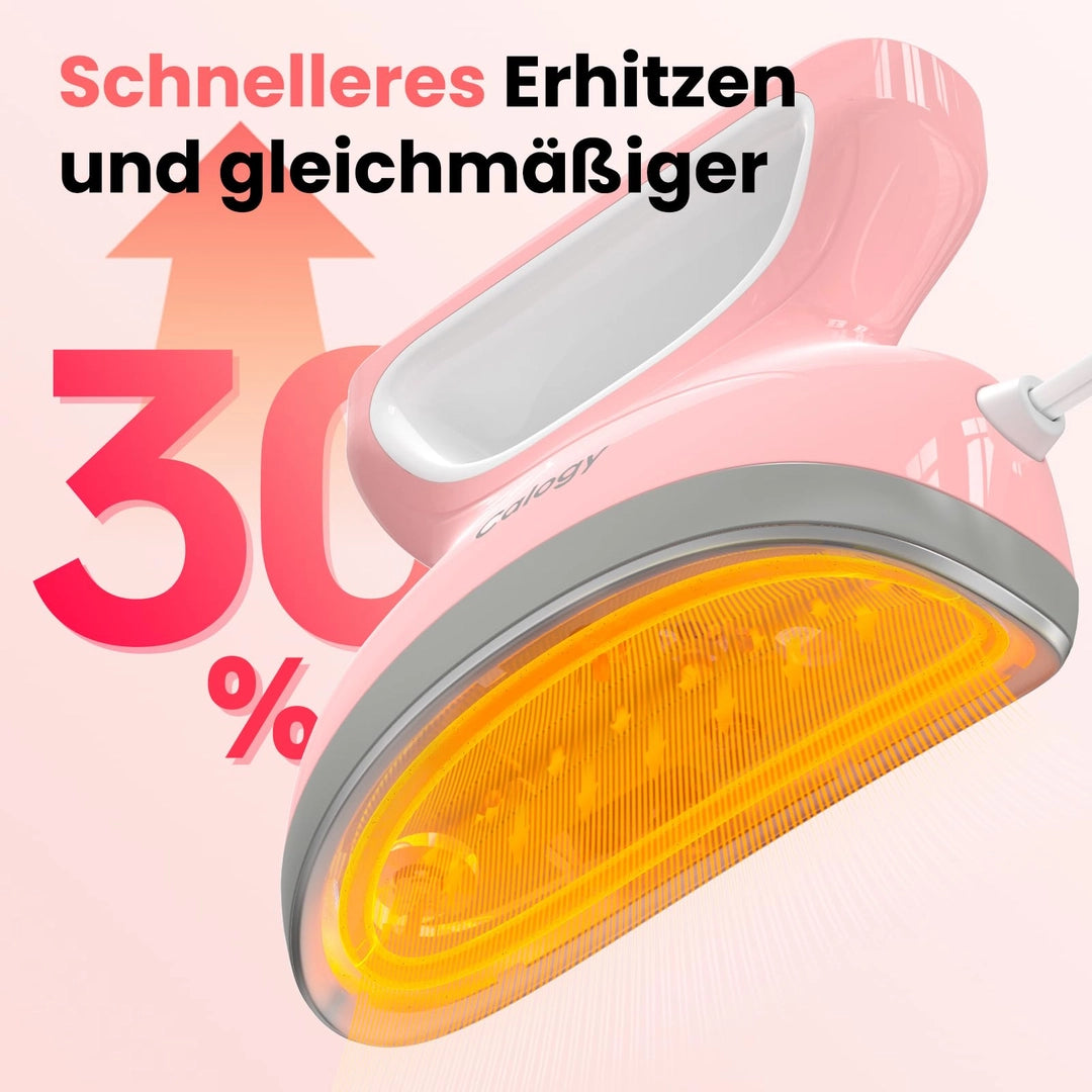 Prasa termiczna do czapek Calogy 410°F LED Timer 600s mata baza różowa