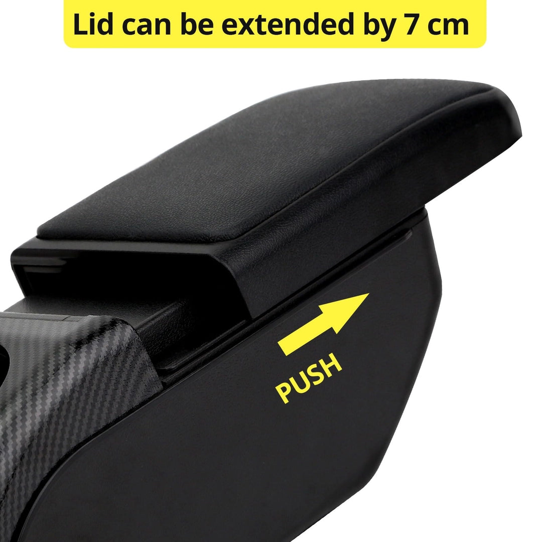 Podłokietnik samochodowy Toyota Aygo X 2021-2024 MK1 z ładowarką USB i schowkiem