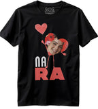 Koszulki Dla Pary Zakochanych T-Shirt Koszulka Personalizowana ze Zdjęciem - Czarna - S-2XL