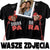 Koszulki Dla Pary Zakochanych T-Shirt Koszulka Personalizowana ze Zdjęciem - Czarna - S-2XL