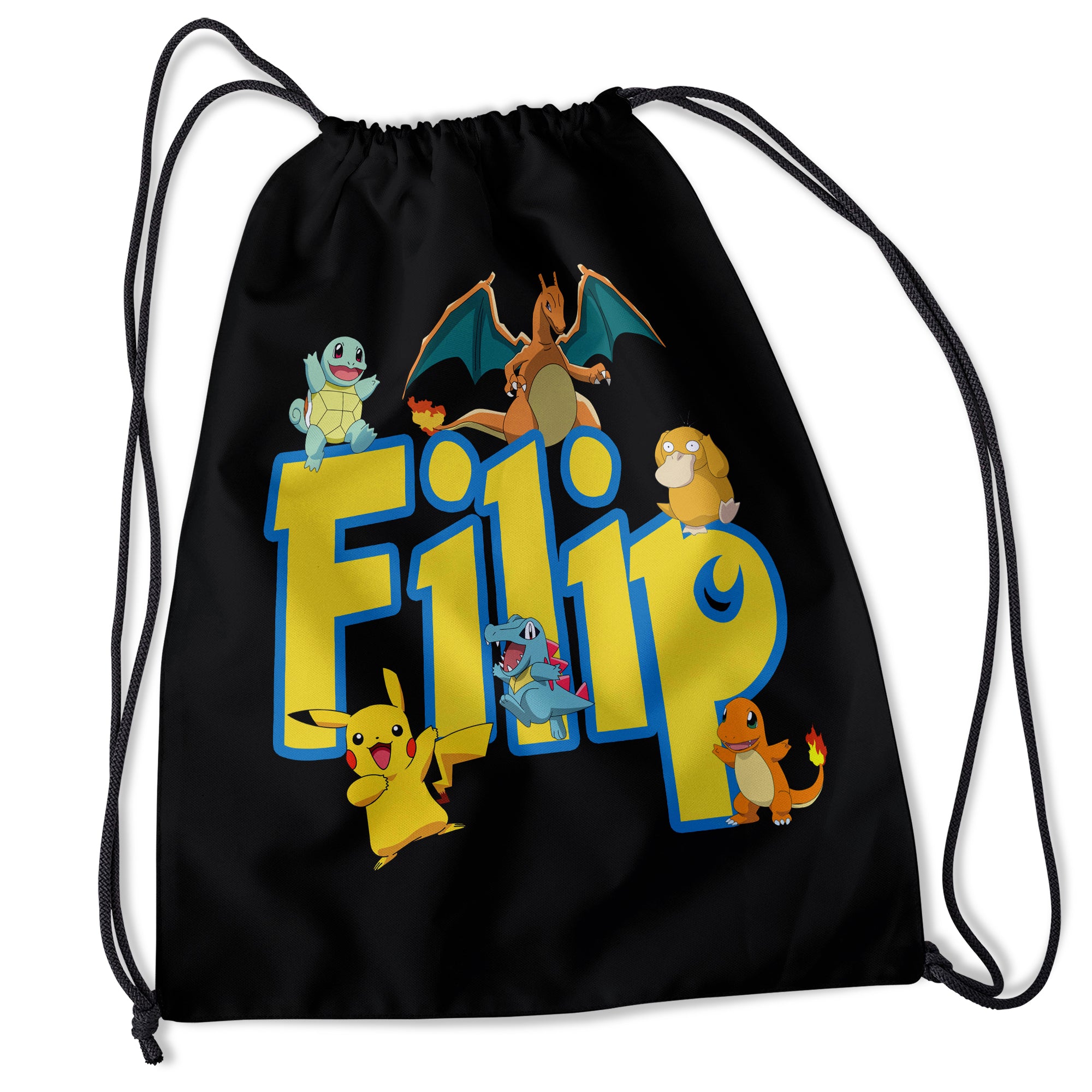 Personalizowany Worek Torba Szkolna na siłownię z Imieniem Pokemon POK.BAG.1 Drugie zdjęcie produktu