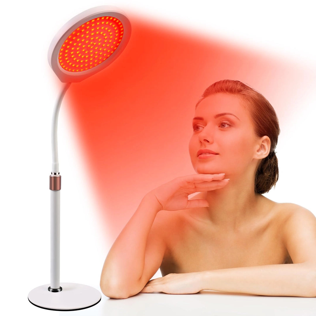 Lampa LED do terapii światłem czerwonym 128 diod 360° 40W – regeneracja i piękno Główne zdjęcie produktu