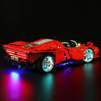 Zestaw Oświetlenie LED RGB do LEGO Technic Ferrari 42143 z pilotem – 13 kolorów,