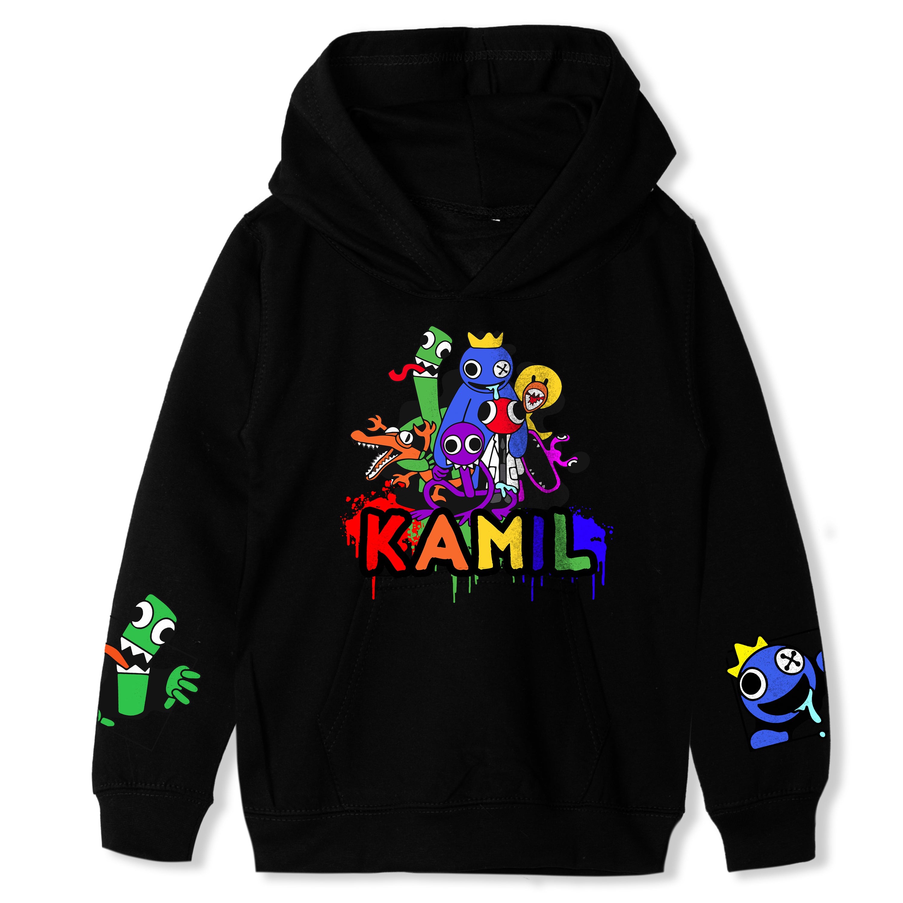 Rainbow Friends - Dziecięca Bluza z Kapturem - z Imieniem - RAI02