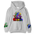 Rainbow Friends - Dziecięca Bluza z Kapturem - z Imieniem - RAI02