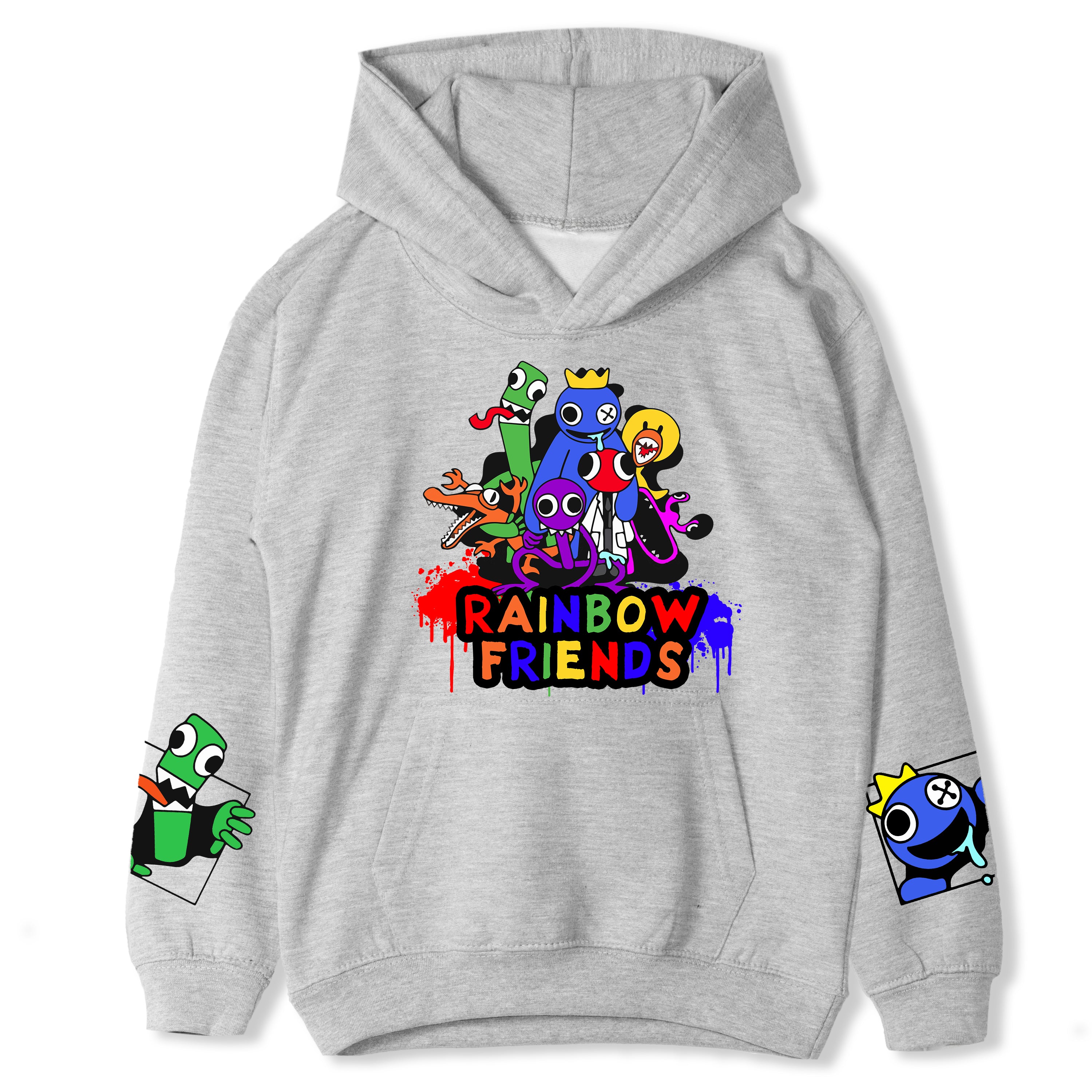 Rainbow Friends - Dziecięca Bluza z Kapturem - Różne Kolory - RAI03