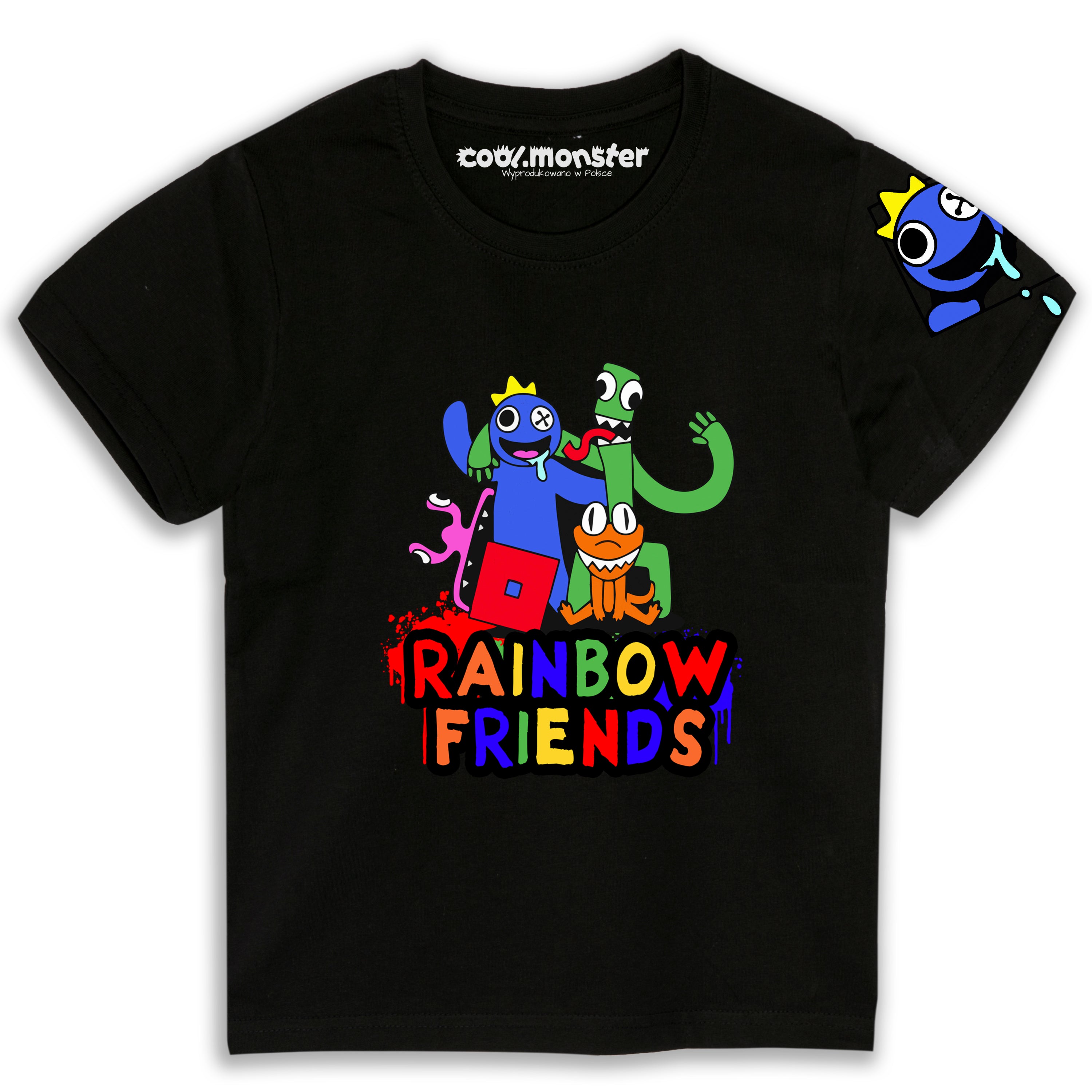 Koszulka, T-Shirt z krótkim rękawem. Rainbow Friends - Różne Kolory RAI04
