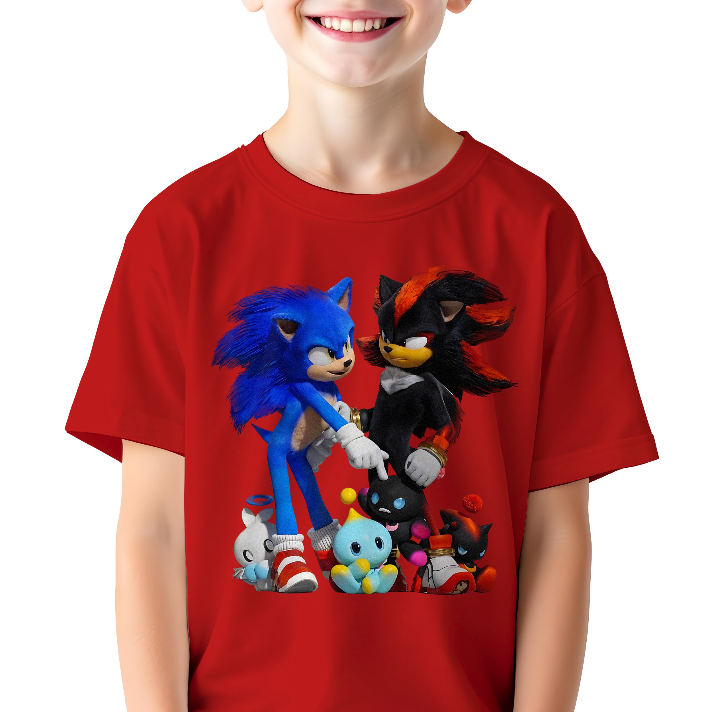 Sonic 3 - Koszulka / T-Shirt Dziecięcy 100% Gruba Bawełna Premium SON12