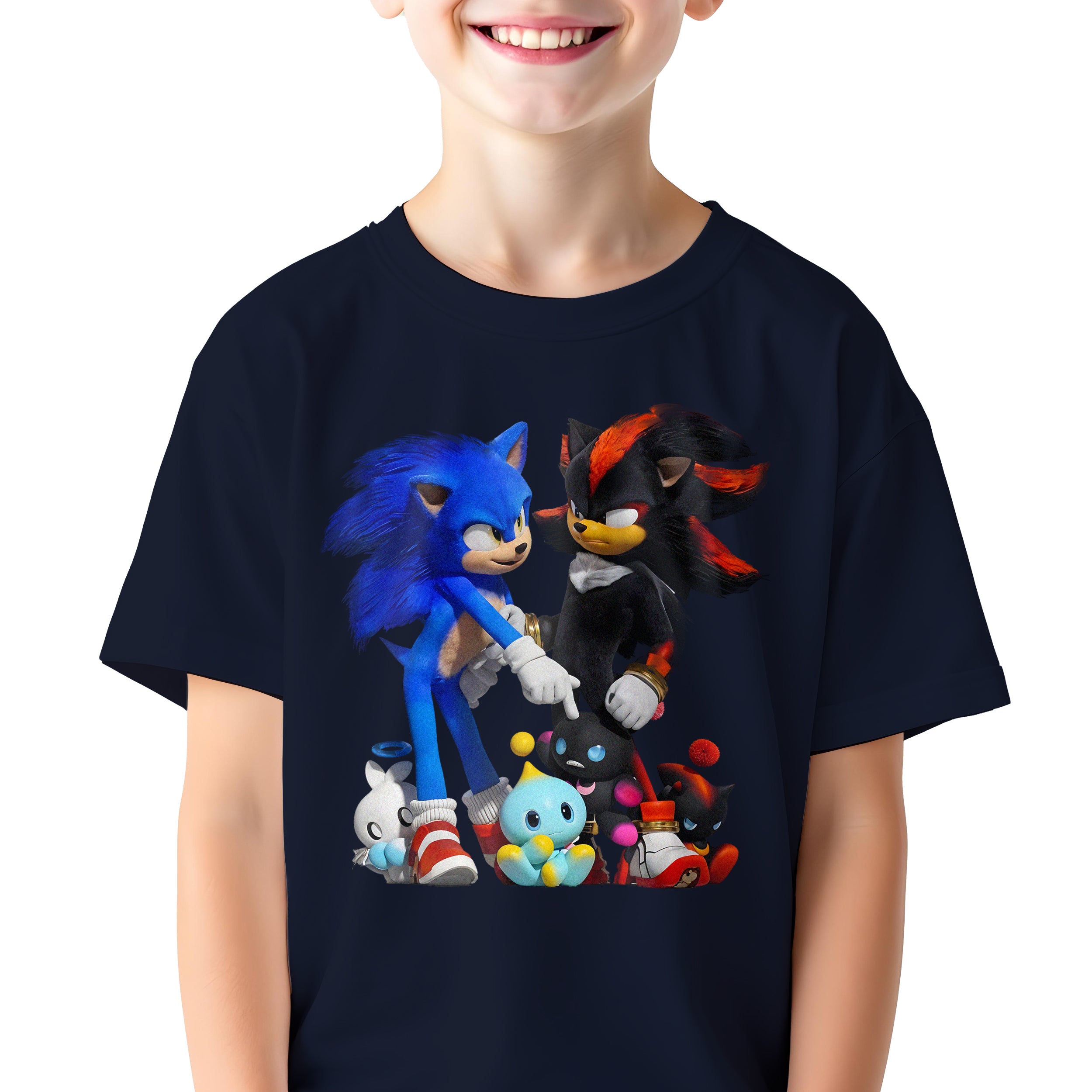 Sonic 3 - Koszulka / T-Shirt Dziecięcy 100% Gruba Bawełna Premium SON12