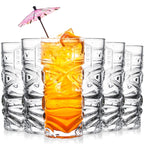 Zestaw szklanek TIKI Barowe Szklanki do drinków Napojów Hawajskich 6 Sztuk