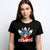 Stitch Kolorowe Logo Truskawki Koszulka Bawełniana T-Shirt Premium - Dla Dzieci i Dorosłych
