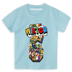 Super Mario Koszulka / T-Shirt Dziecięcy z Imieniem i Cyfrą Na Urodziny Prezent SUP02