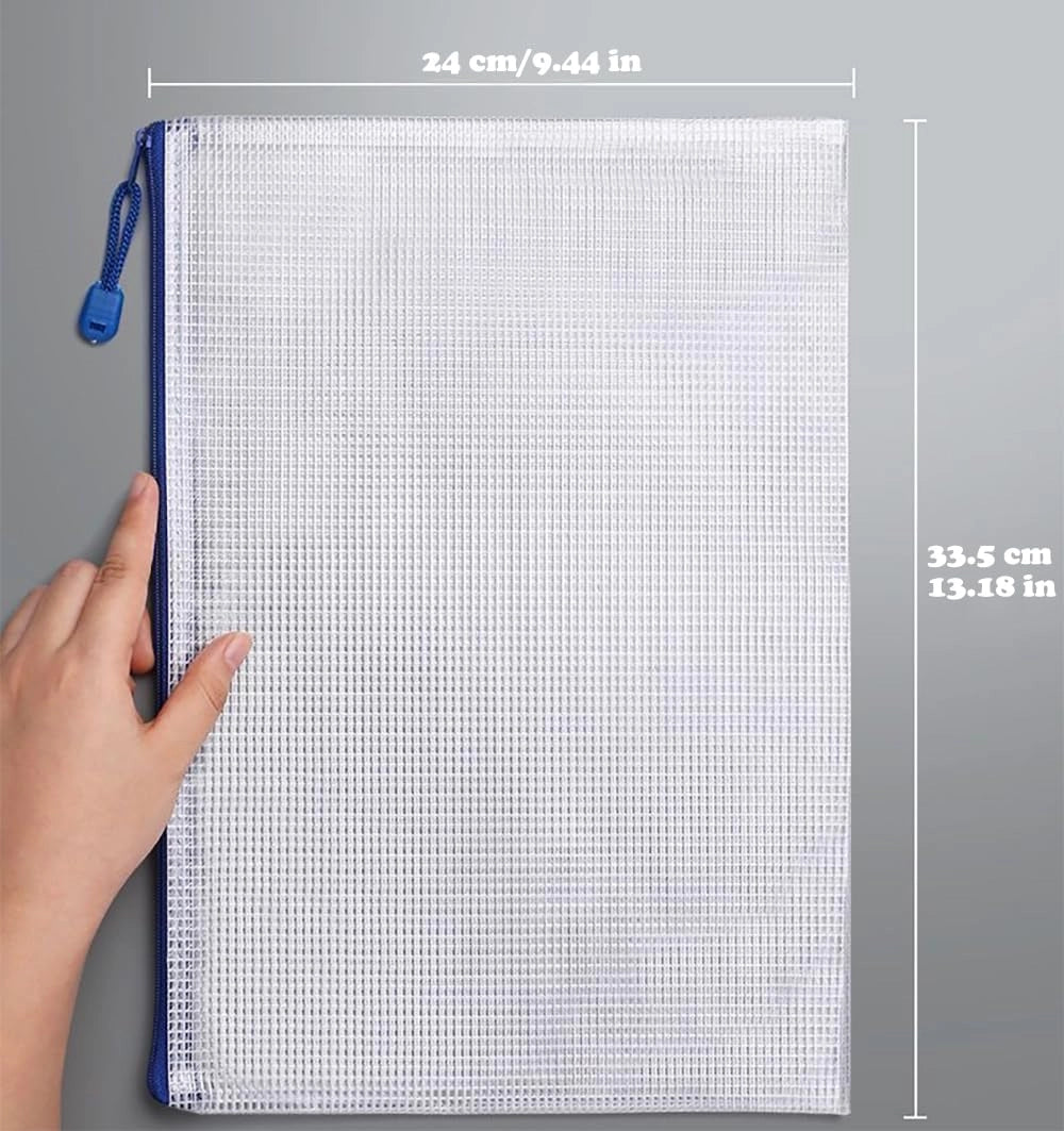 Saszetki Koszulki Teczki na dokumenty A4 z suwakiem 8 szt wodoodporne przezroczyste Drugie zdjęcie produktu