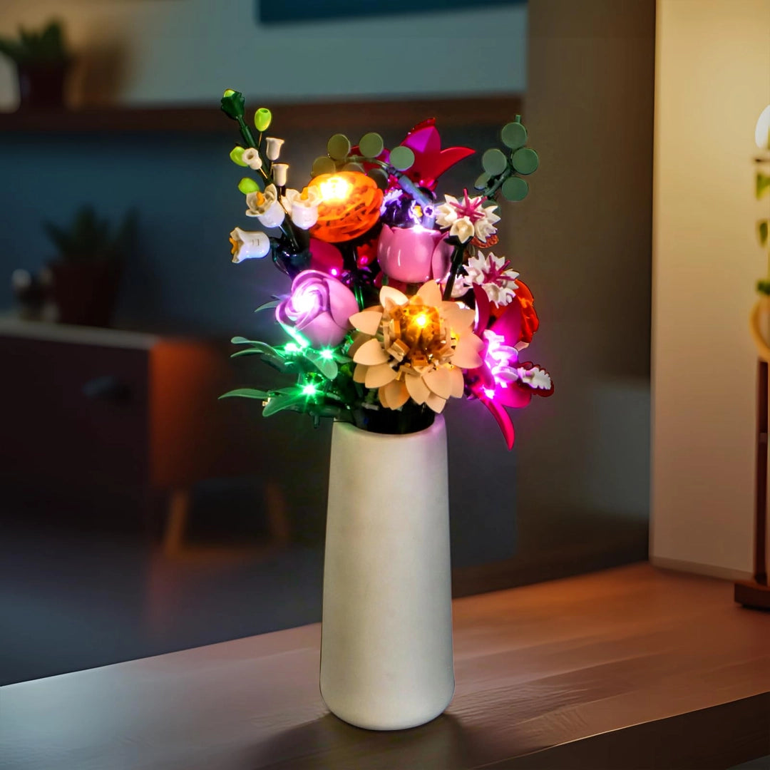 Zestaw oświetlenia LED do LEGO 10342 Piękny bukiet różowych kwiatów USB oświetlenie