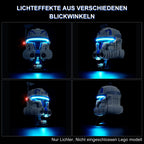 Zestaw podświetlenia LED do LEGO Star Wars Hełm Kapitana Rexa 75349