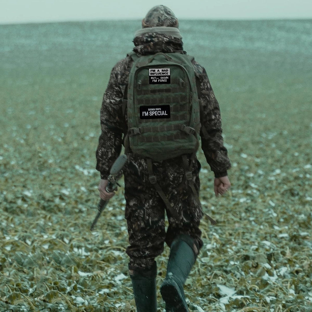 Naszywki militarne podróżne na rzep plecak kurtkę 20 szt taktyczne haftowane z humorem