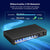 VIMIN 9-portowy switch Ethernet 2,5 G niezarządzany z 10G-SFP 8 portów 2.5G
