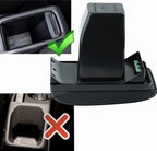 Podłokietnik Peugeot 2008 2012-2018 z 3x USB i 2-poziomowym schowkiem