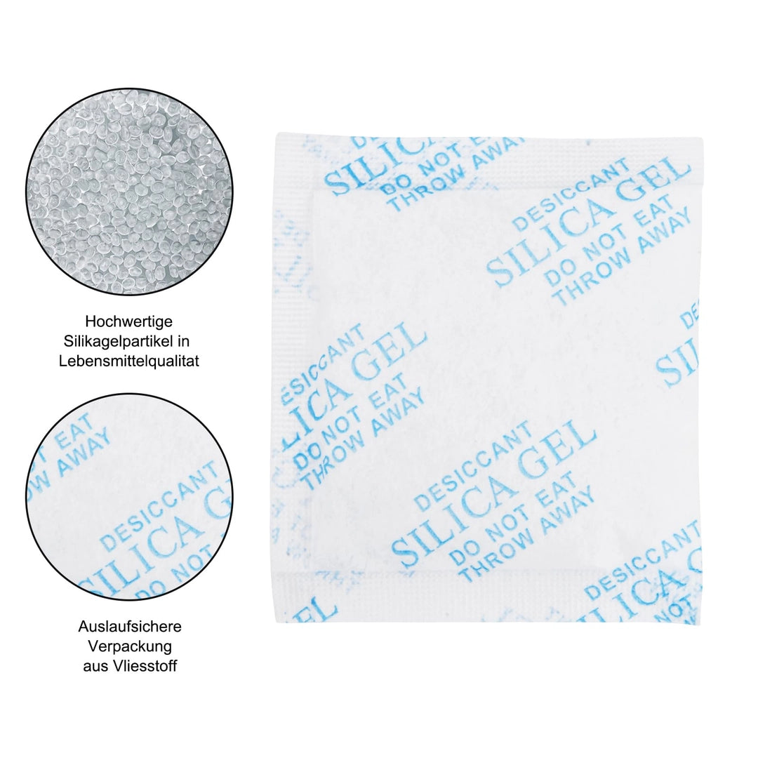 Saszetki z żelem silica gel 10g x 20 szt. pochłaniacze wilgoci do elektroniki i żywności