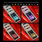 Zestaw Oświetlenie LED RGB do LEGO Technic Ferrari 42143 z pilotem – 13 kolorów,