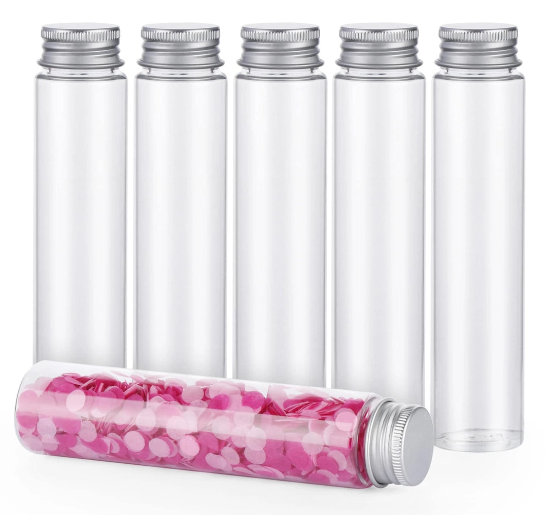Zestaw 30 probówek butelek Buteleczki z zakrętką 150 ml – do soli, przypraw, prezentów DIY