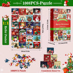 Kalendarz Adwentowy z Puzzlami Zabawkami Puzzle dla Dzieci Idealny Prezent na Mikołajki Święta