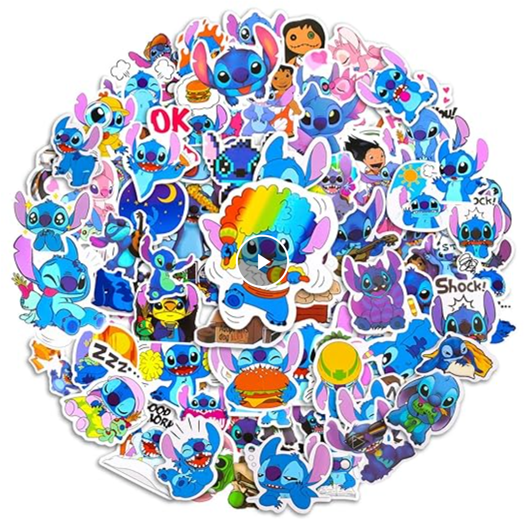 Stitch Naklejki Wodoodporne Zestaw Naklejek Wlepy Na Laptop Telefon Walizkę 100szt Główne zdjęcie produktu