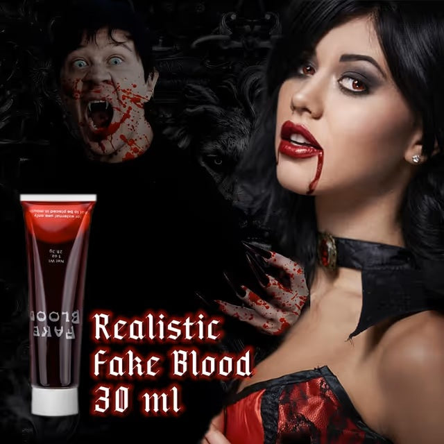 Zestaw do Makijażu Halloween Krew Blizny Lateks Farby do charakteryzacji
