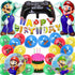 Zestaw Urodzinowych Balonów Super Mario Balony na Urodziny Topper Banner