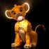 Zestaw oświetlenia LED do LEGO 43243 Simba Król Lew – podświetlenie uszu i pyska
