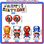 Zestaw Imprezowy Marvel Avengers Komiks Balony Obrus Akcesoria Urodzinowe