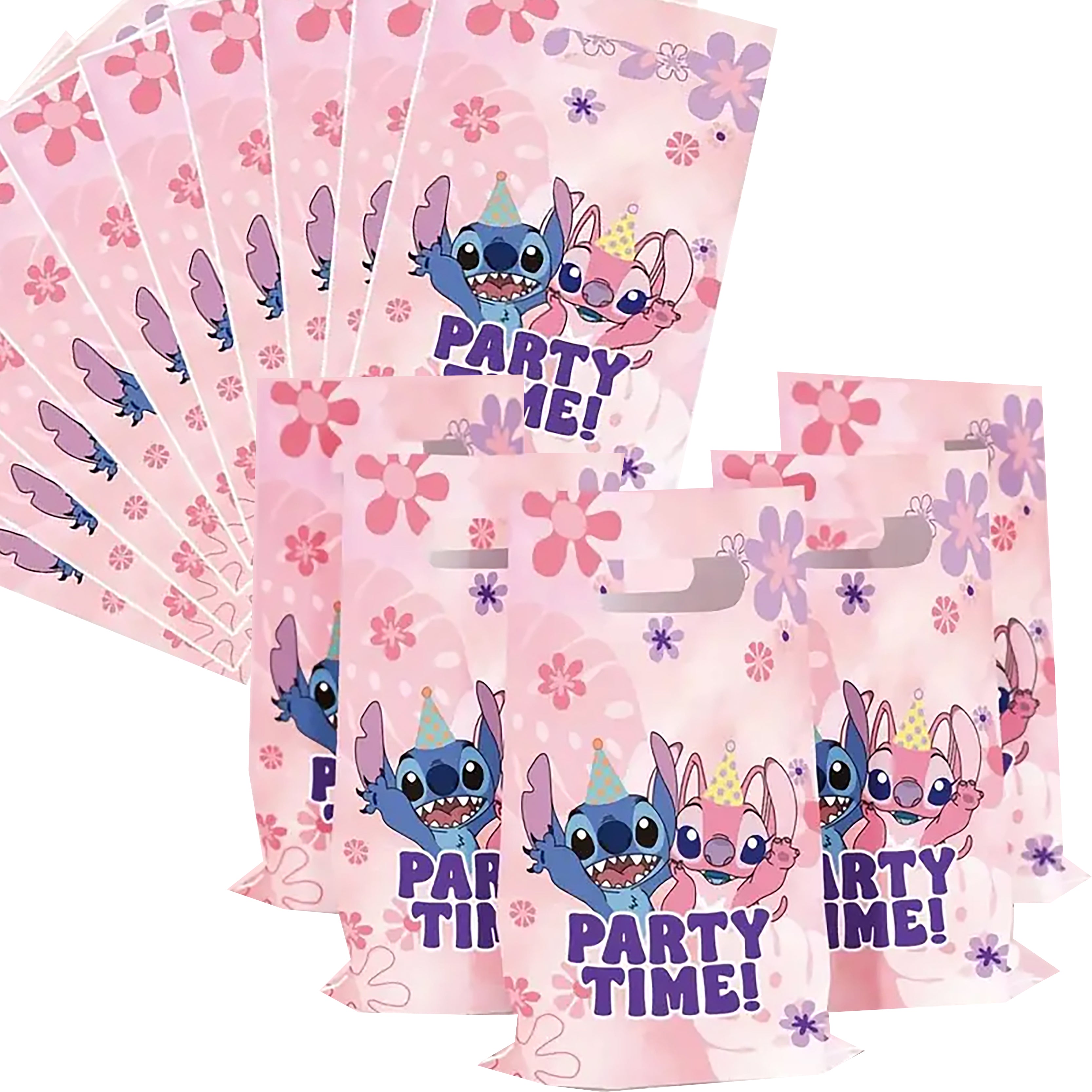 Torebki Torby na słodycze Prezenty Cukierki Upominki Urodziny dla Dzieci 10 szt STITCH Główne zdjęcie produktu