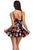 Strój Kąpielowy Kostium Sukienka Tunika + Szorty Plus Size Komplet - Kwiatowy Wzór