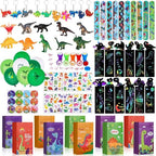 Zestaw imprezowy Upominki Torebki Balony z dinozaurami Dinozaury dla dzieci