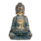 Figura ogrodowa Budda z podświetleniem LED – dekoracja zen 40 cm