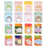 Zestaw 32 karteczek samoprzylepnych sticky notes zwierzątka kawaii