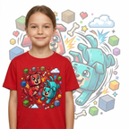 Koszulka z gry Piesek Minecraft z Pieskiem Pieskami Dziecięca Bawełniana - 26_7