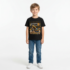 Koszulka Dziecięca Budowniczy Koparki Budowa Personalizowana Cyfrą Na Urodziny