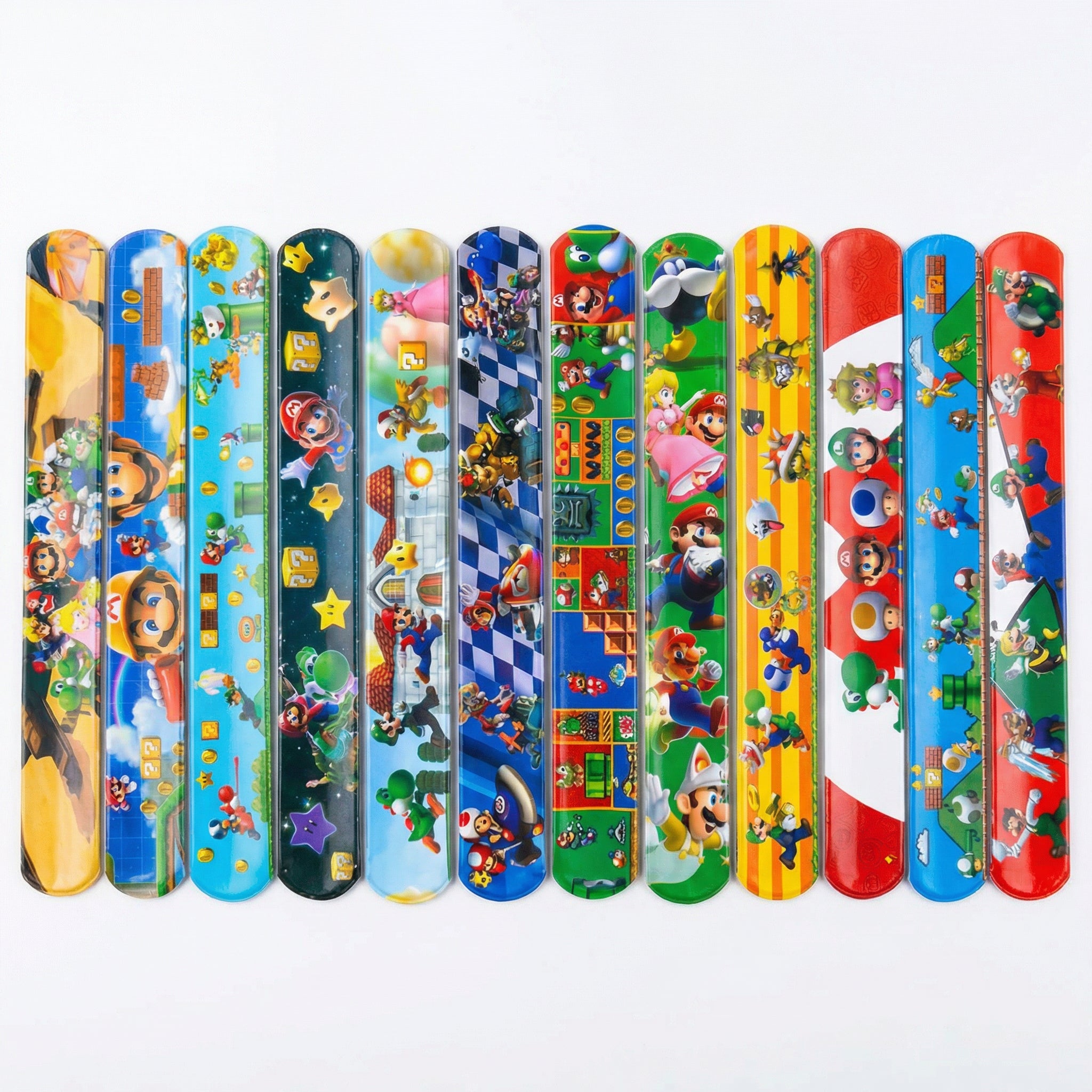 Zestaw Upominki Super Mario Na Urodziny dla dzieci Breloki Torebki Przypinki 98el