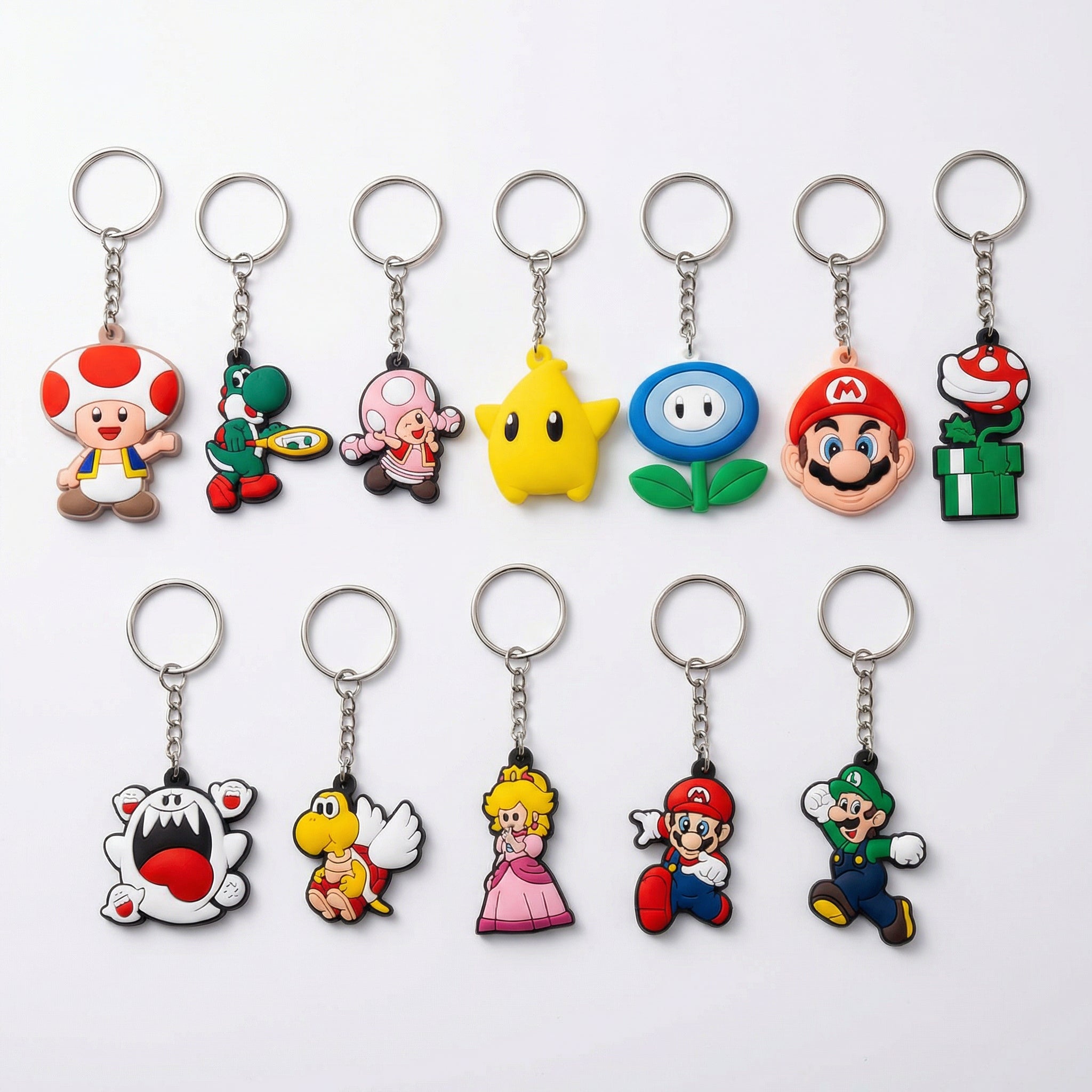 Zestaw Upominki Super Mario Na Urodziny dla dzieci Breloki Torebki Przypinki 98el