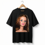 Koszulka Damska Męska Śmieszna MEME DISGUSTED DOLL FACE T-Shirt Oversize