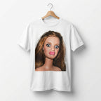 Koszulka Damska Męska Śmieszna MEME DISGUSTED DOLL FACE T-Shirt Klasyczny