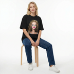 Koszulka Damska Męska Śmieszna MEME DISGUSTED DOLL FACE T-Shirt Oversize Biała Czarna
