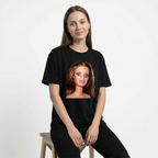 Koszulka Damska Męska Śmieszna MEME DISGUSTED DOLL FACE T-Shirt Klasyczny