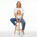 Koszulka Damska Męska Śmieszna MEME DISGUSTED DOLL FACE Zniesmaczona Blondynka T-Shirt Klasyczny