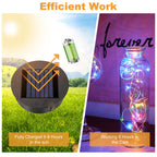 Lampki Solarne Baterie wymienne Zapas LED do Słoików 4 szt Moduł Wkład do Lampionów