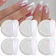 Pyłek Do Zdobień Paznokci Efekt Lustra Perłowy Chrom Pearl Effect Hologram ZESTAW 6 kolorów