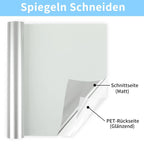 Termotransferowa Folia Winyl HTV Flex Metaliczna Srebrna Do Nadruków 3m x 30cm