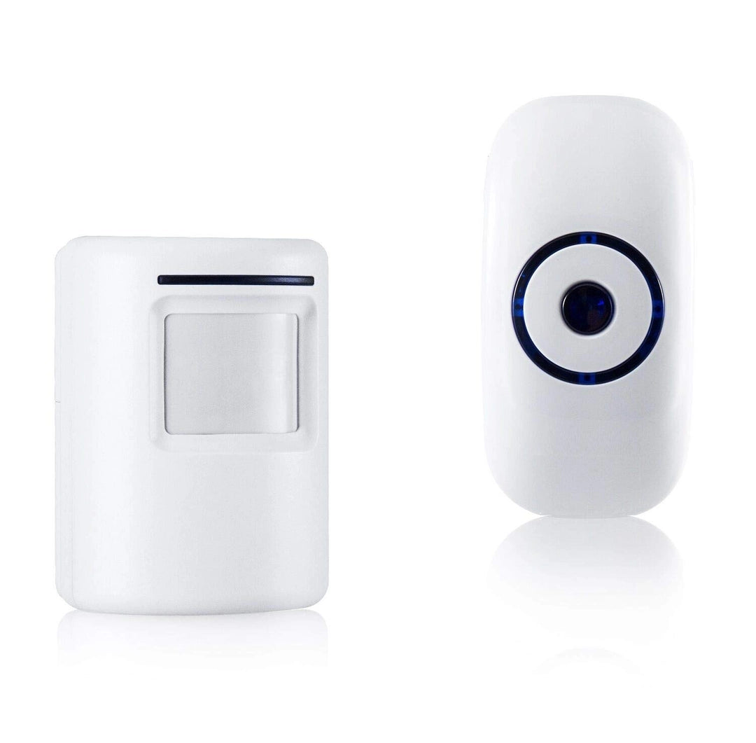Bezprzewodowy czujnik ruchu PIR z dzwonkiem 36 melodii – zestaw z alarmem – produkt po zwrotowy Główne zdjęcie produktu