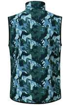 Męska kamizelka softshell moro - widok z tyłu